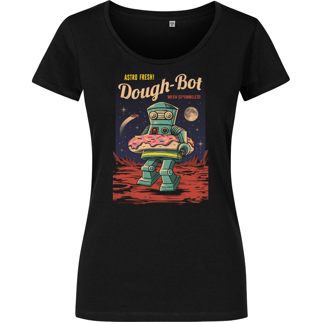 Vincent Trinidad Dough Bot T-Shirt Girlshirt schwarz