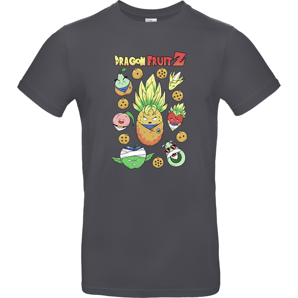 Umberto Vicente Dragonfruit Z T-Shirt B&C EXACT 190 - Dark Grey