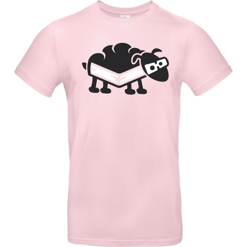 Einschlafen Podcast Einschlafen Podcast - Schäfchen T-Shirt B&C EXACT 190 - Light Pink