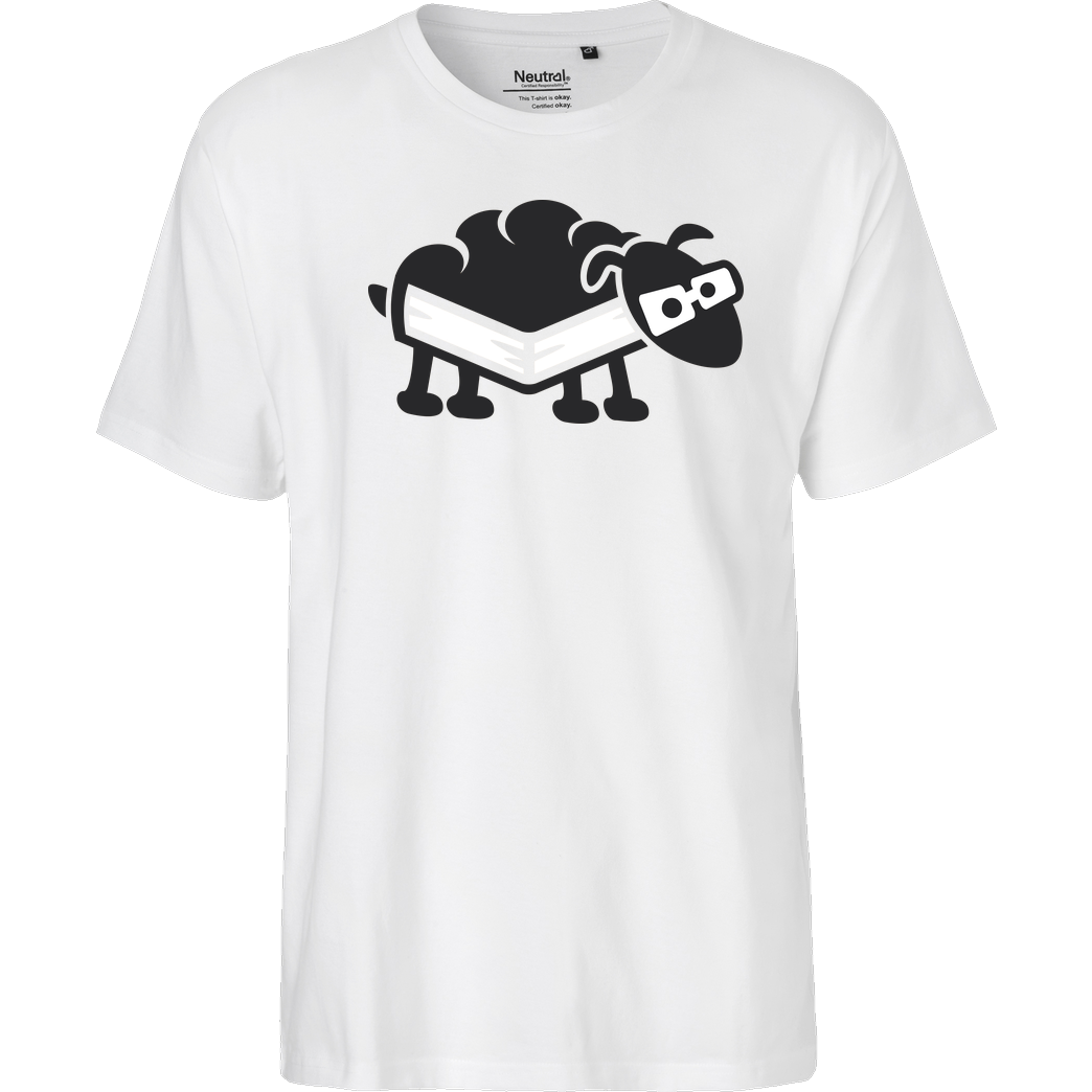 Einschlafen Podcast Einschlafen Podcast - Schäfchen T-Shirt Fairtrade T-Shirt - white