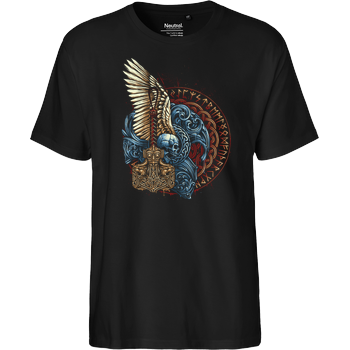 Emblem of Thunder Fairtrade T-Shirt - black
