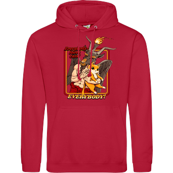 Everybody loves Cats JH Hoodie - red