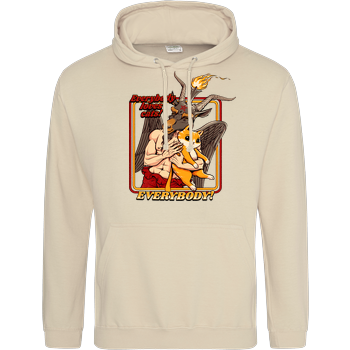 Everybody loves Cats JH Hoodie - Sand