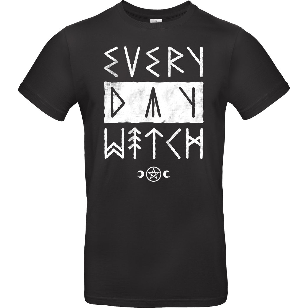 Nemons Everyday Witch T-Shirt B&C EXACT 190 - Black