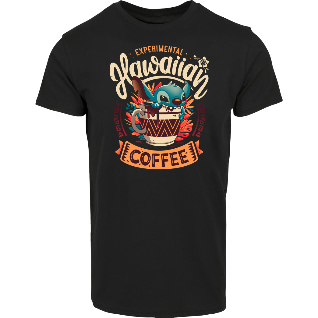 Snouleaf Experimental Coffee T-Shirt House Brand T-Shirt - Black