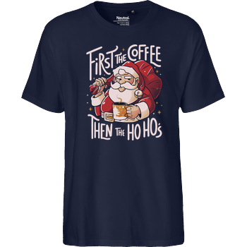 First the Coffee Fairtrade T-Shirt - navy