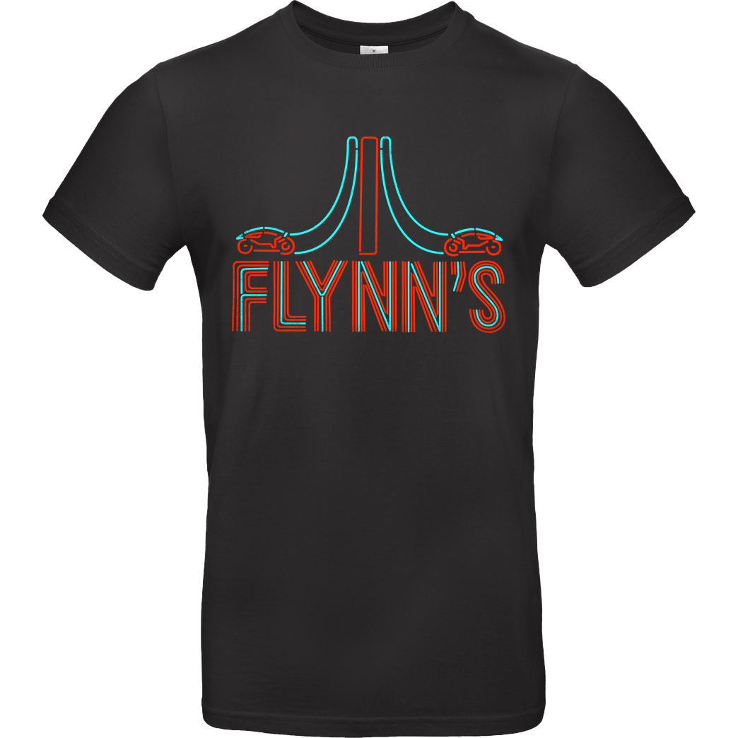 Rocketman Flynns Place T-Shirt B&C EXACT 190 - Black