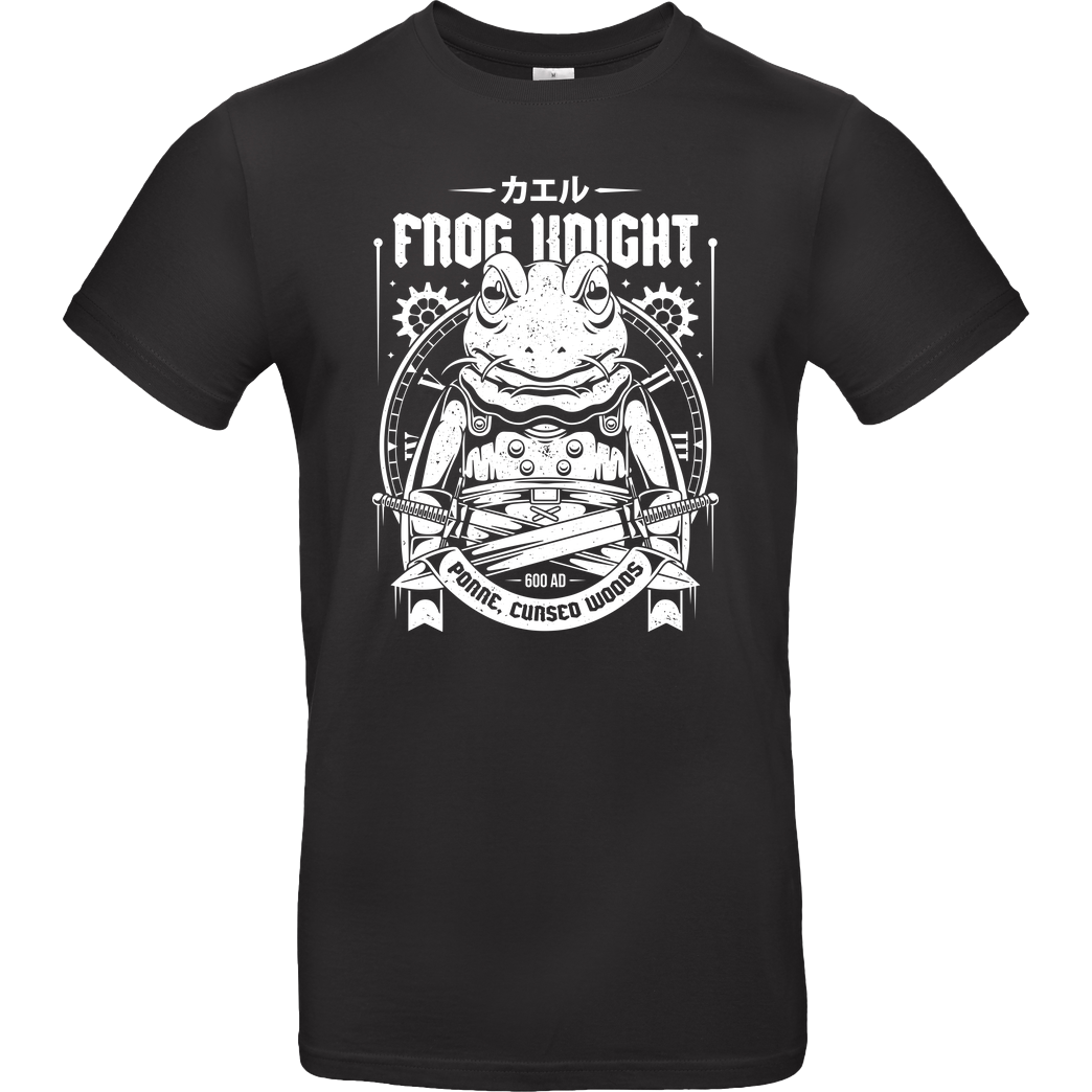 AlundrART Frog T-Shirt B&C EXACT 190 - Black
