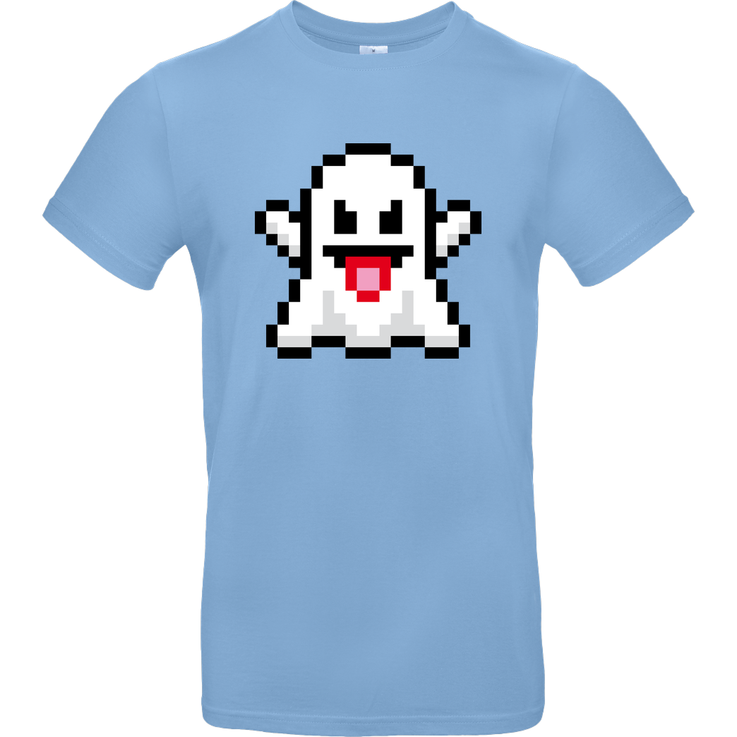 Geek Revolution Ghost T-Shirt B&C EXACT 190 - Sky Blue