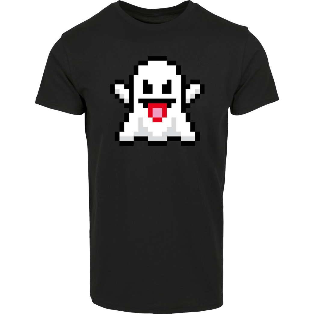 Geek Revolution Ghost T-Shirt House Brand T-Shirt - Black