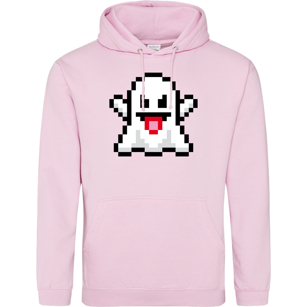 Geek Revolution Ghost Sweatshirt JH Hoodie - Rosa