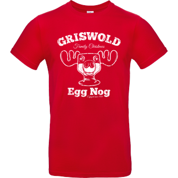 Griswold Christmas Egg Nog B&C EXACT 190 - Red