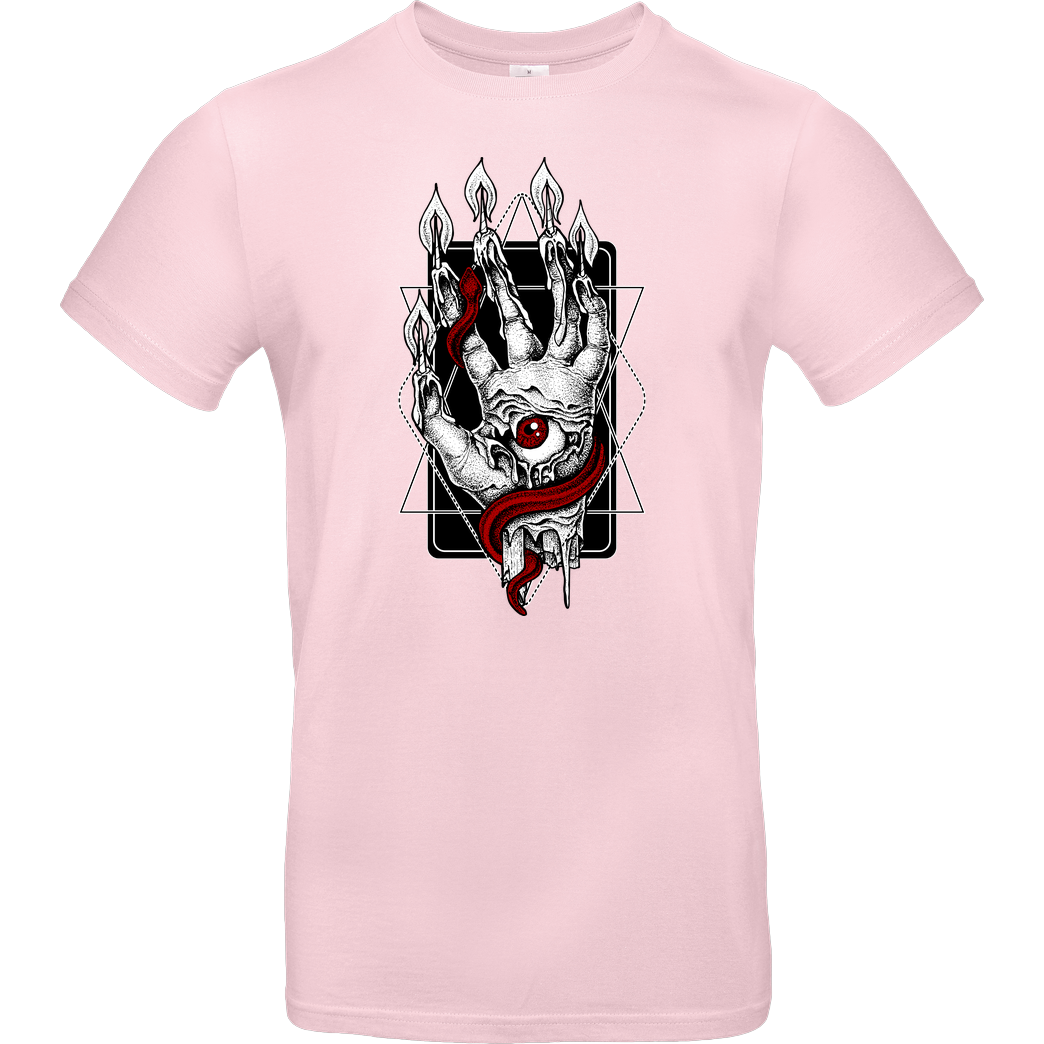 vonKowen Hand of Glory T-Shirt B&C EXACT 190 - Light Pink