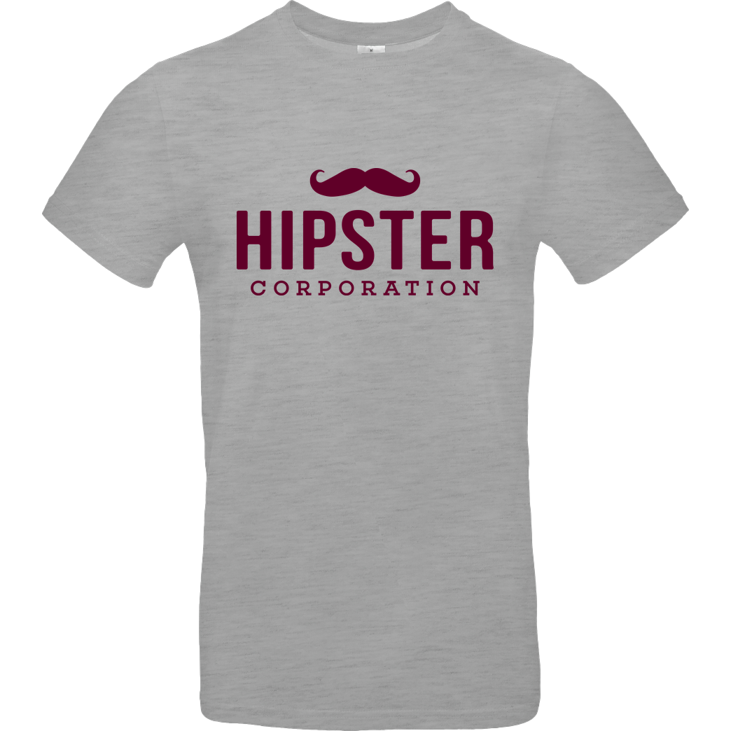 Geek Revolution Hipster Corporation T-Shirt B&C EXACT 190 - heather grey