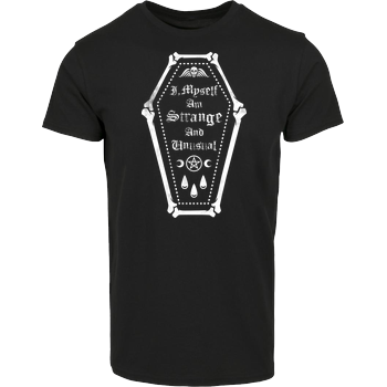 I am Strange and Unusual House Brand T-Shirt - Black