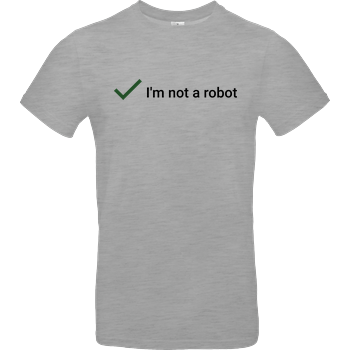 I'm not a Robot B&C EXACT 190 - heather grey