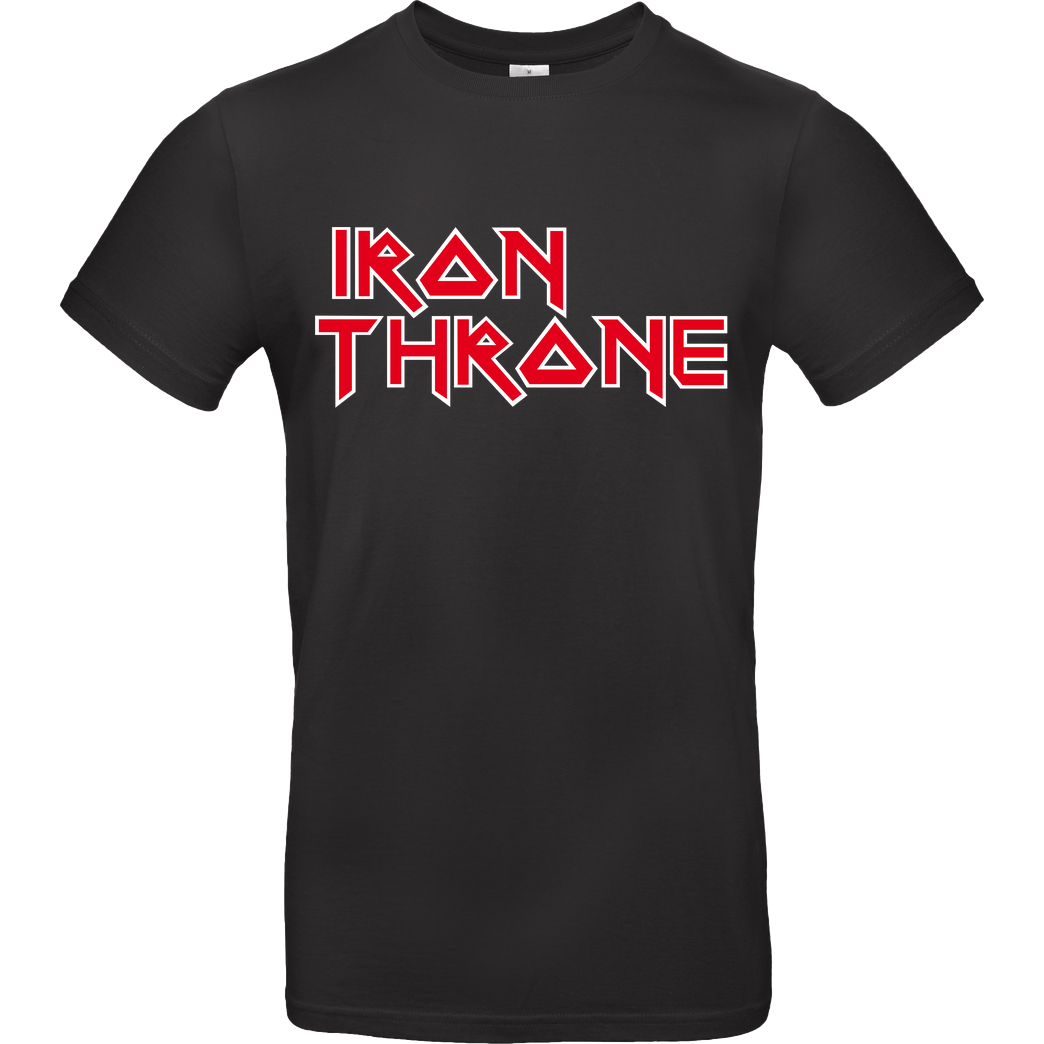 Lennart Iron Throne T-Shirt B&C EXACT 190 - Black