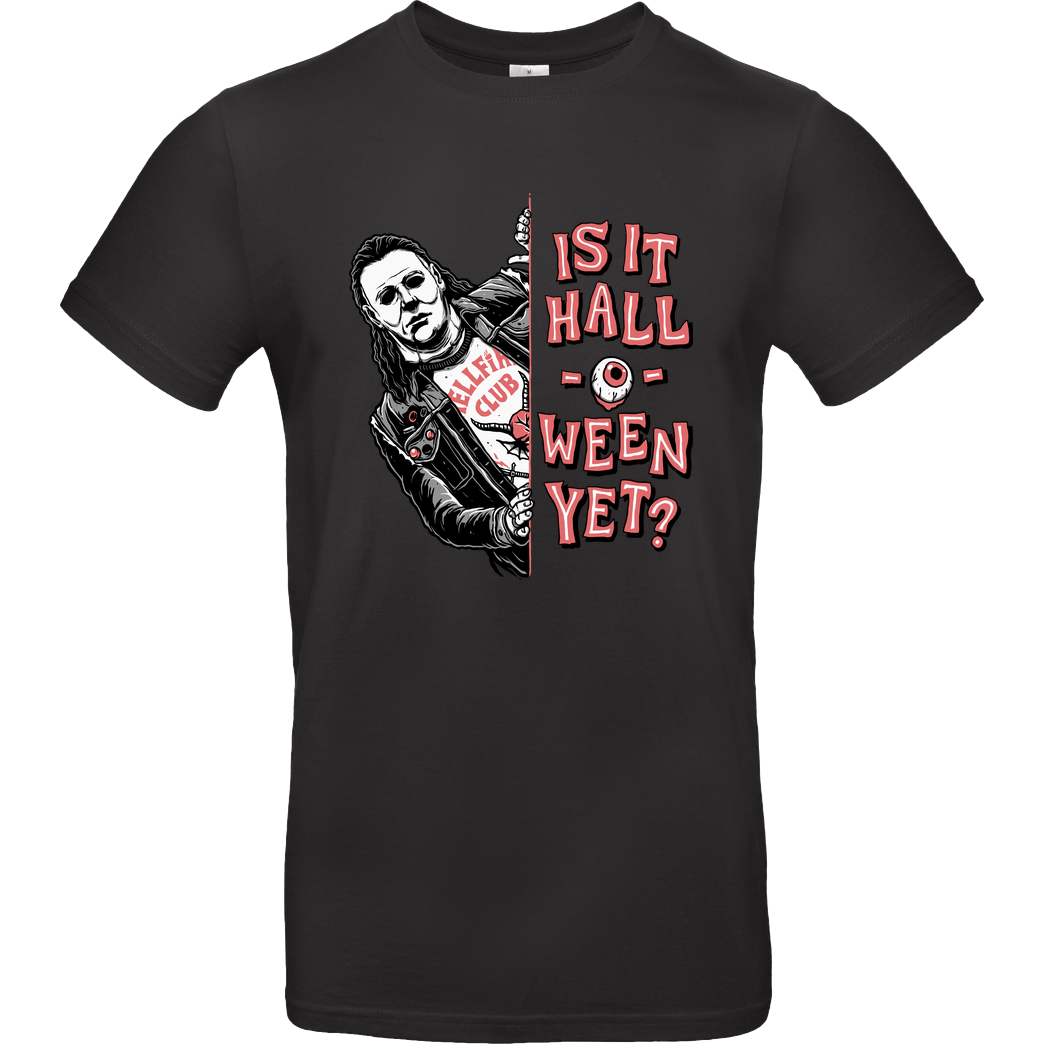 Momma Gorilla Is it halloween yet? T-Shirt B&C EXACT 190 - Black