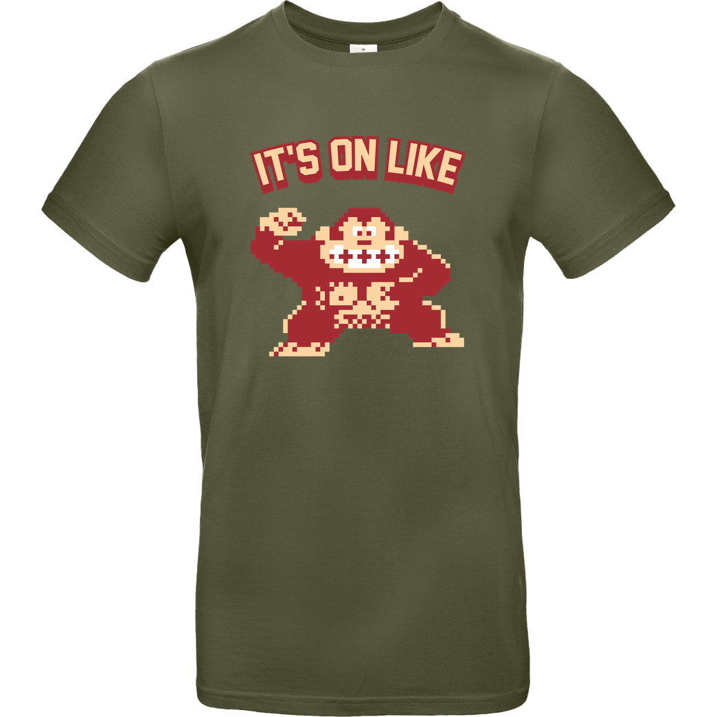 Geek Revolution It's on Like T-Shirt B&C EXACT 190 - Khaki