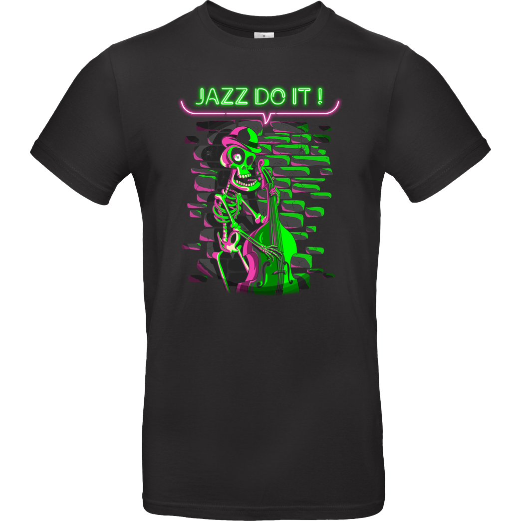 Insomnia Jazz do it! T-Shirt B&C EXACT 190 - Black