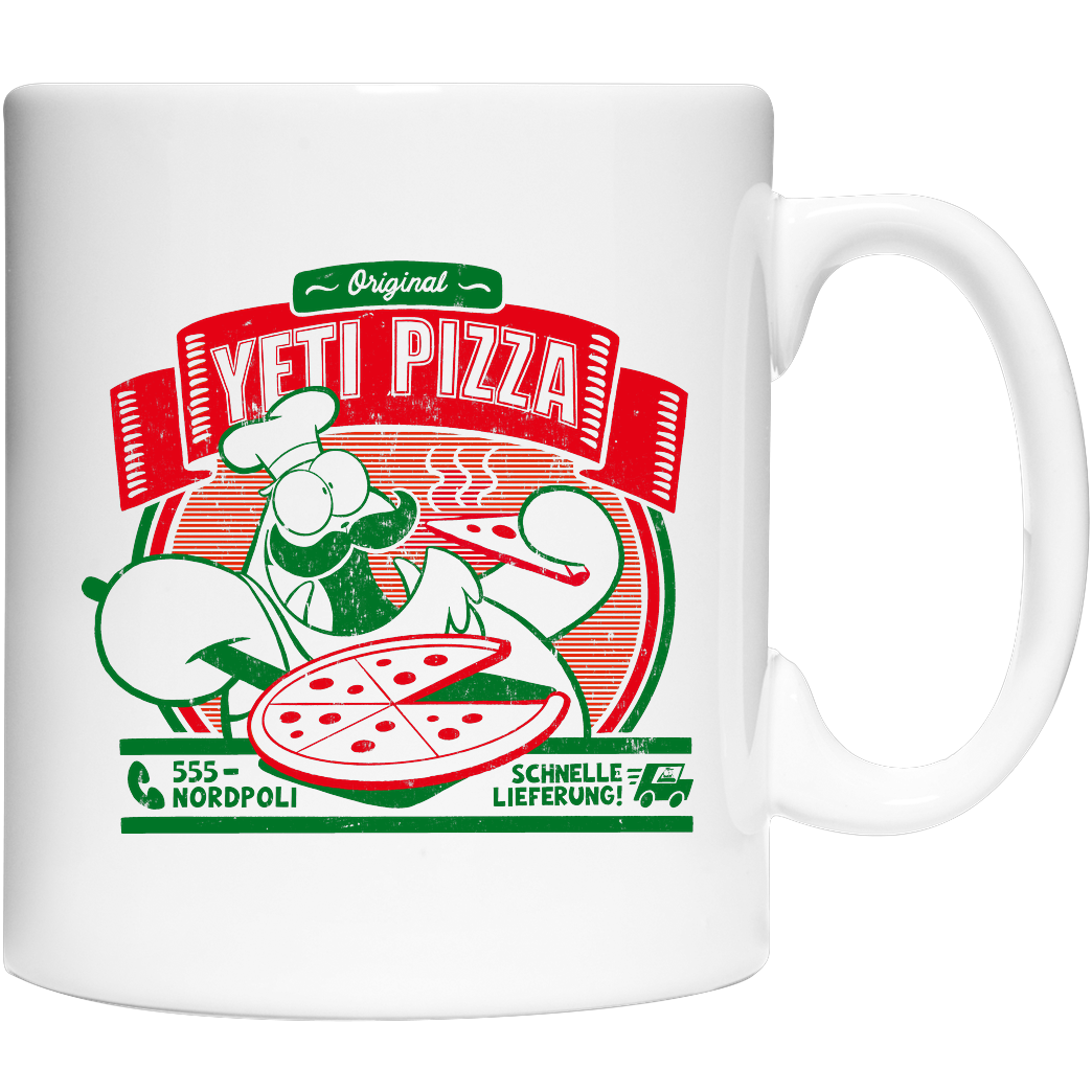 None Joscha Sauer - YETI PIZZA Sonstiges Coffee Mug