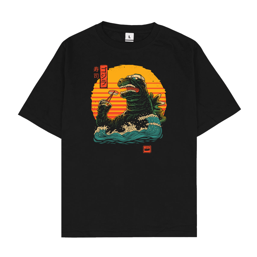 Vincent Trinidad King of Sushi T-Shirt Oversize T-Shirt - Black