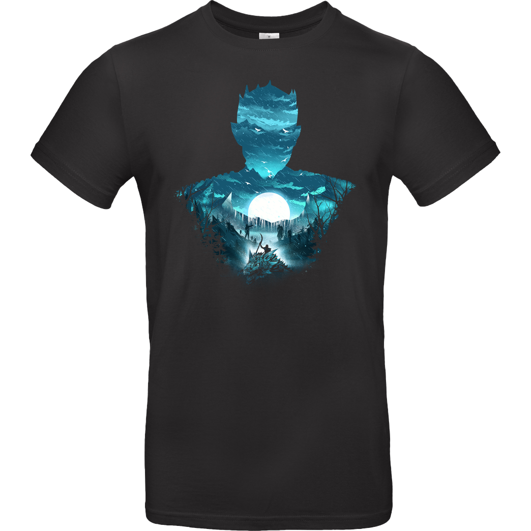 Dandingeroz King of the Night T-Shirt B&C EXACT 190 - Black