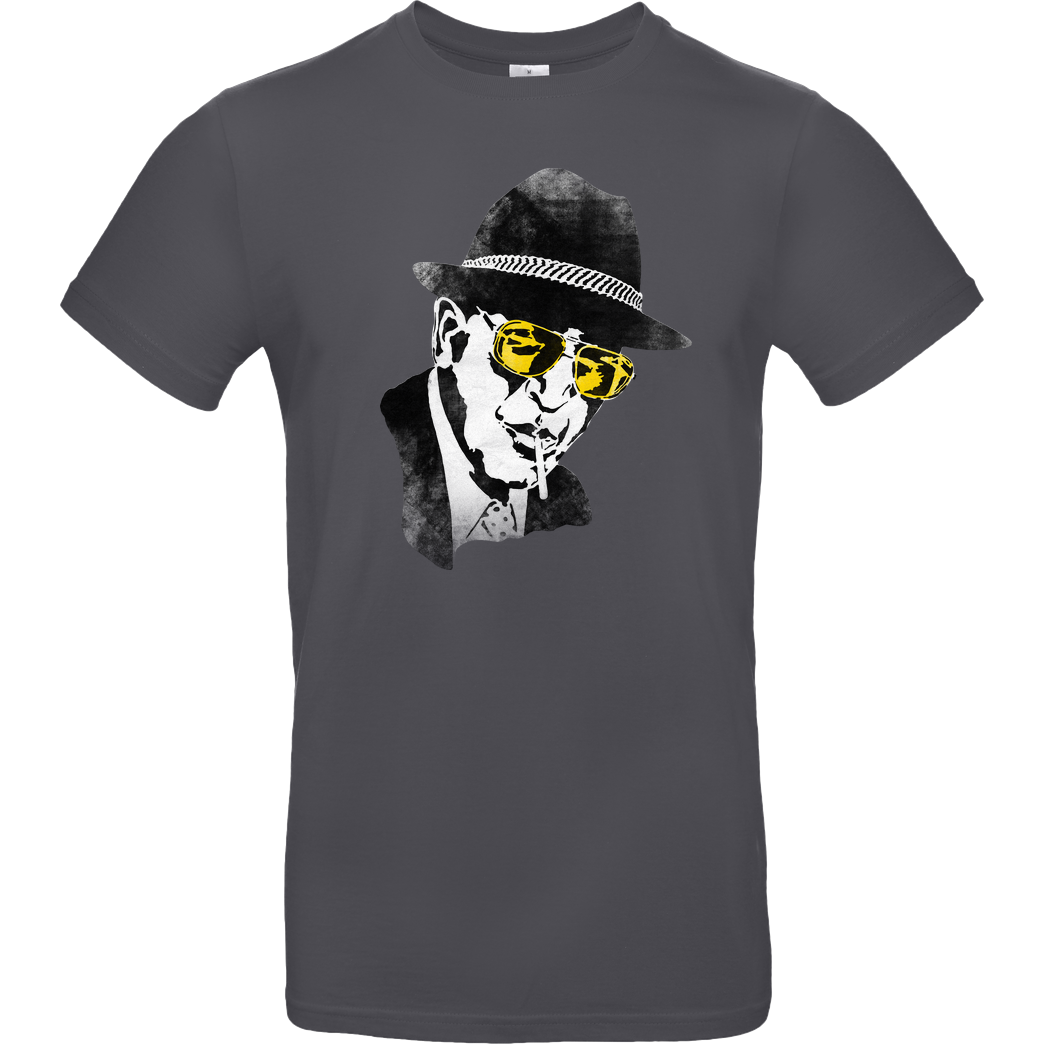 Falschparka Kojak T-Shirt B&C EXACT 190 - Dark Grey