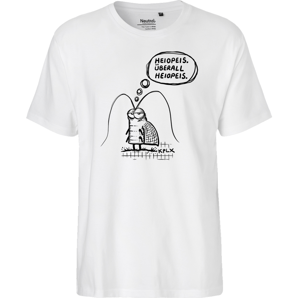 Kplx KPLX - Heiopeis T-Shirt Fairtrade T-Shirt - white
