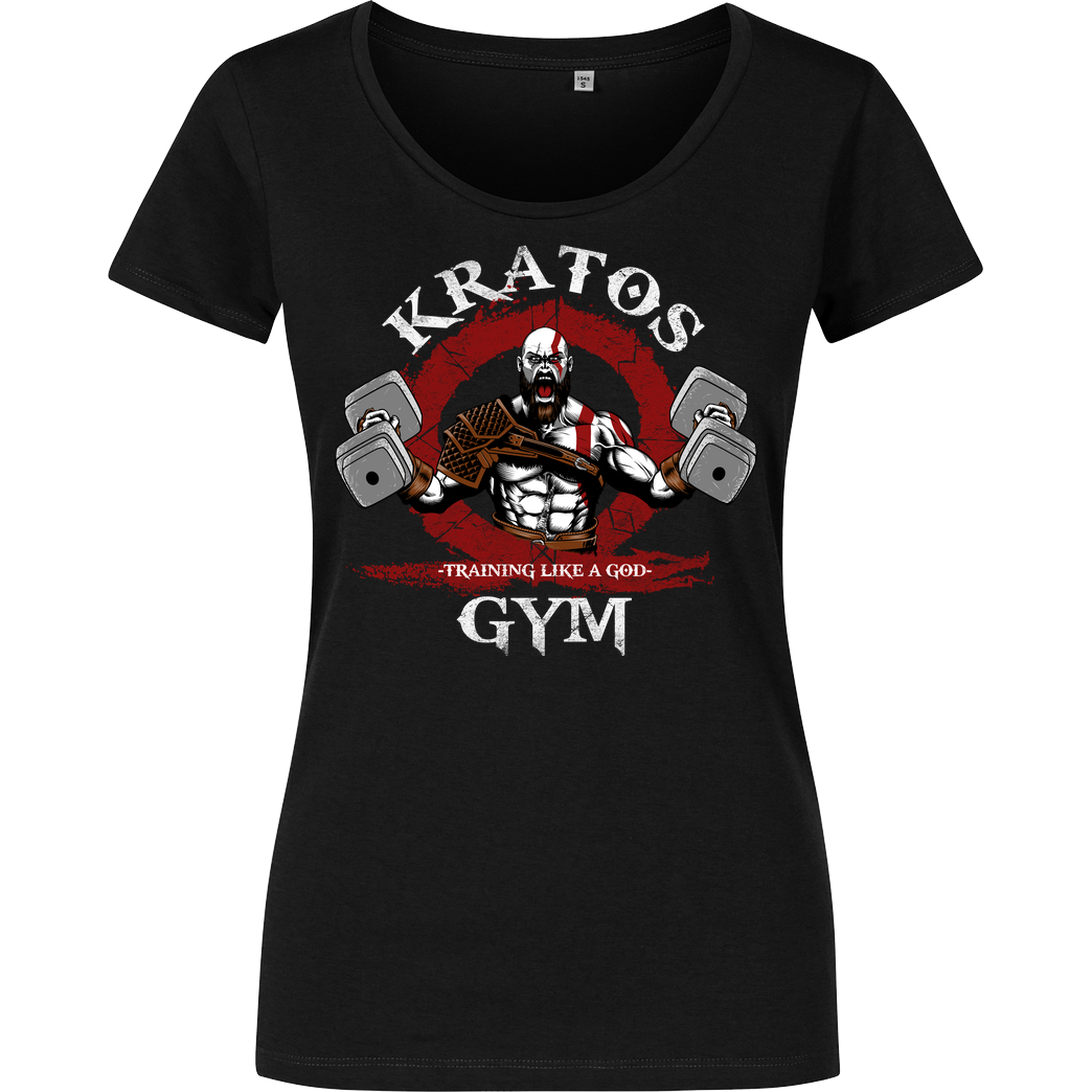ddjvigo Kratos Gym T-Shirt Girlshirt schwarz