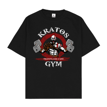 Kratos Gym Oversize T-Shirt - Black