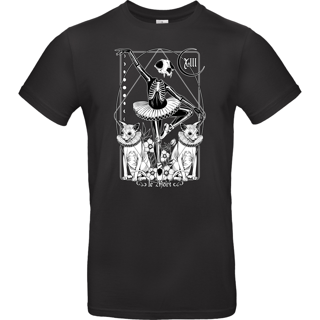 vonKowen Le Mort T-Shirt B&C EXACT 190 - Black