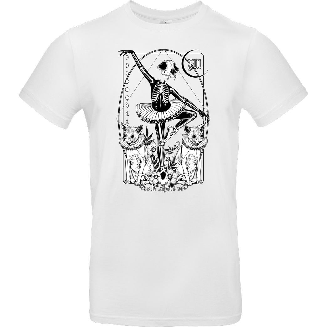 vonKowen Le Mort T-Shirt B&C EXACT 190 -  White
