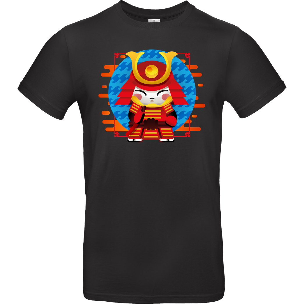 Redoni Little Samurai T-Shirt B&C EXACT 190 - Black