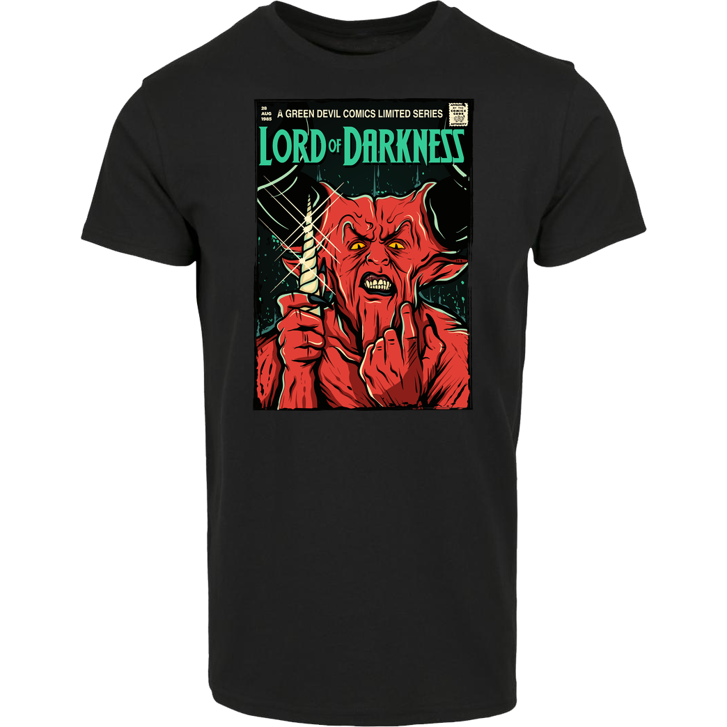 greendevil Lord Of Darkness T-Shirt House Brand T-Shirt - Black