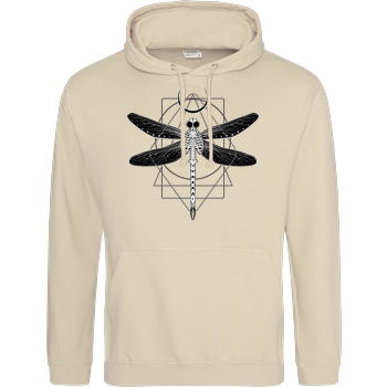 Magical Cosmic Dragonfly JH Hoodie - Sand