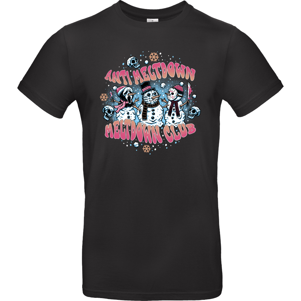 Momma Gorilla Meltdown Club T-Shirt B&C EXACT 190 - Black