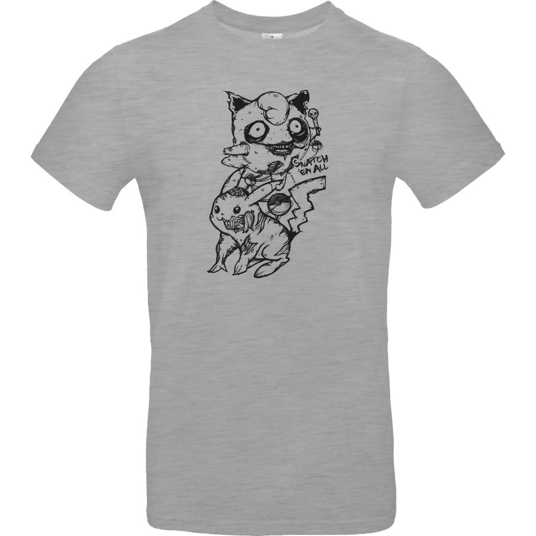 Mien Wayne Mien Wayne - Snatch 'em All #3 T-Shirt B&C EXACT 190 - heather grey