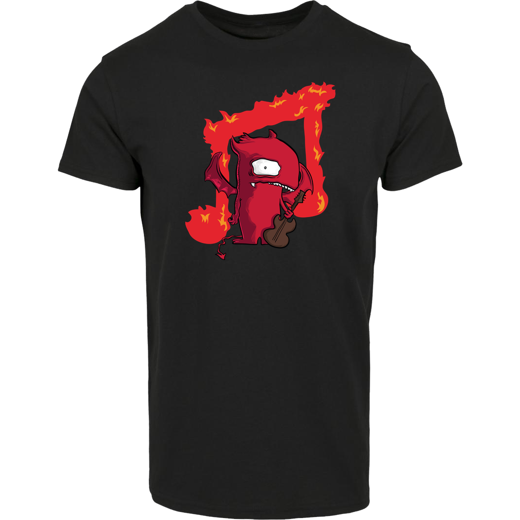 Kopfzirkus Musikteufel T-Shirt House Brand T-Shirt - Black
