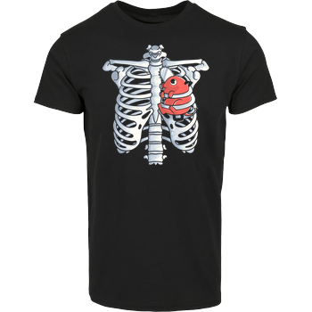 New Heart House Brand T-Shirt - Black