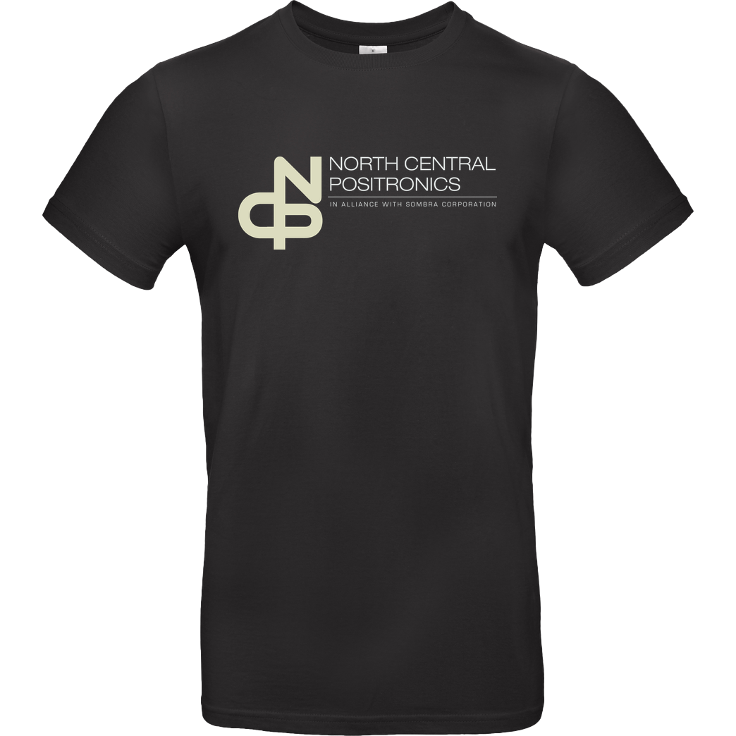 Mindsparkcreative North Central Positronics T-Shirt B&C EXACT 190 - Black
