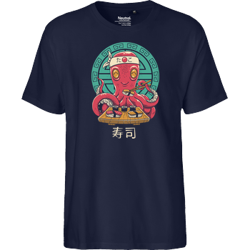 Octo Sushi Fairtrade T-Shirt - navy