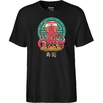 Octo Sushi Fairtrade T-Shirt - black