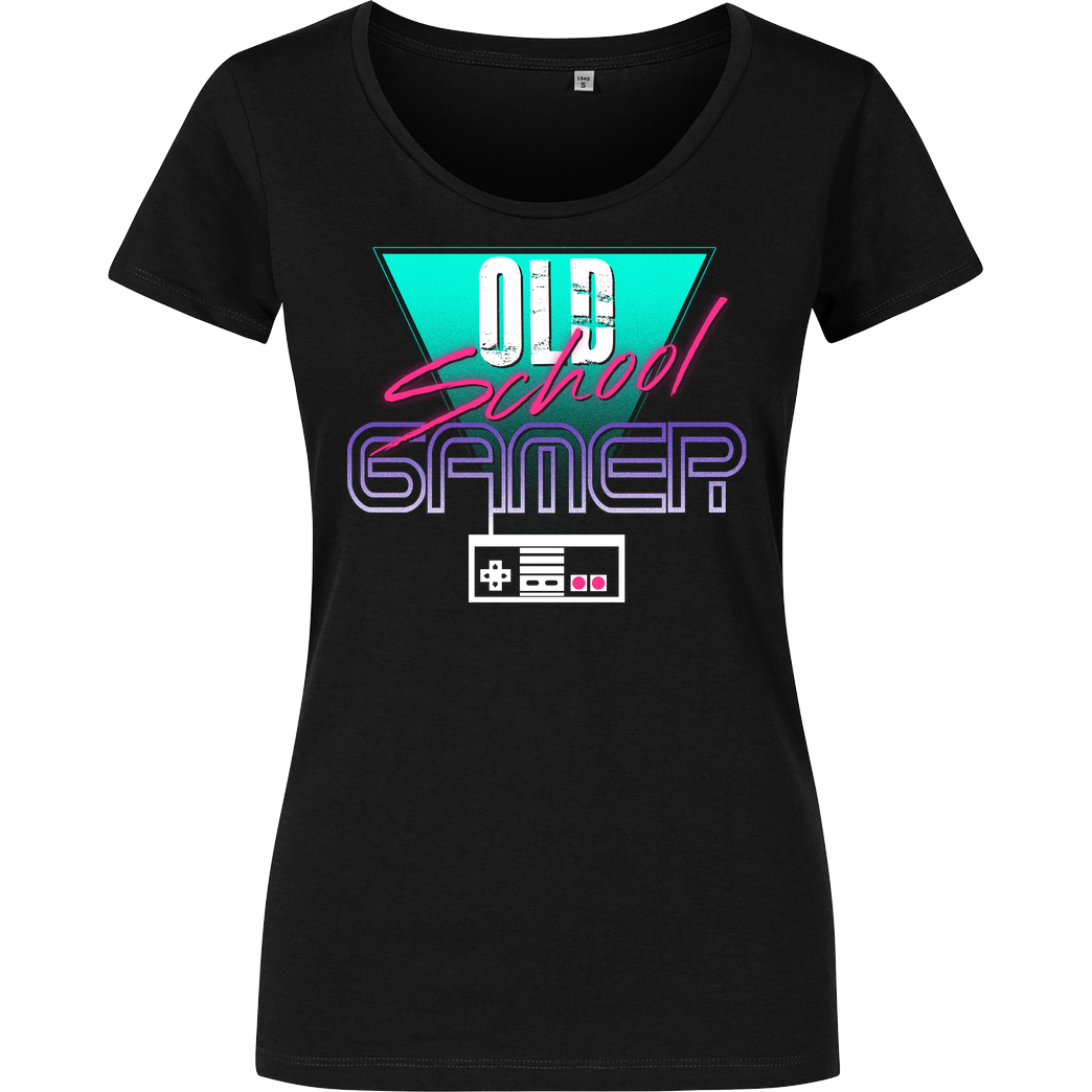 ddjvigo Old School Gamer T-Shirt Girlshirt schwarz