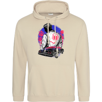Outrun the night JH Hoodie - Sand
