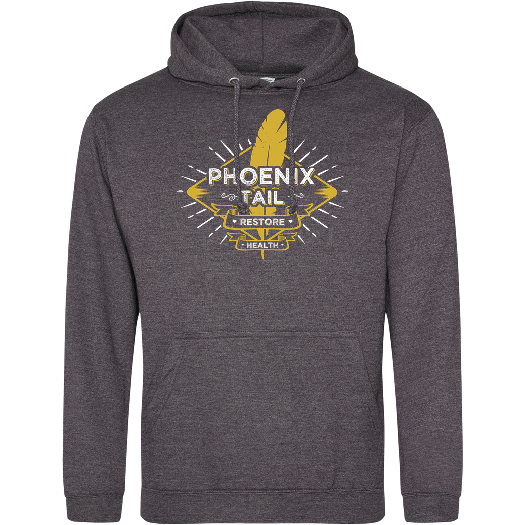 AlundrART Phoenix Tail Sweatshirt JH Hoodie - Dark heather grey