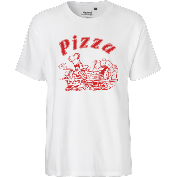Pizza Fairtrade T-Shirt - white