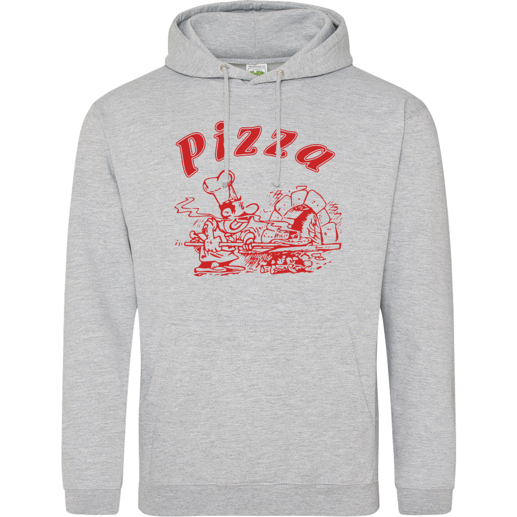 Geek Revolution Pizza Sweatshirt JH Hoodie - Heather Grey