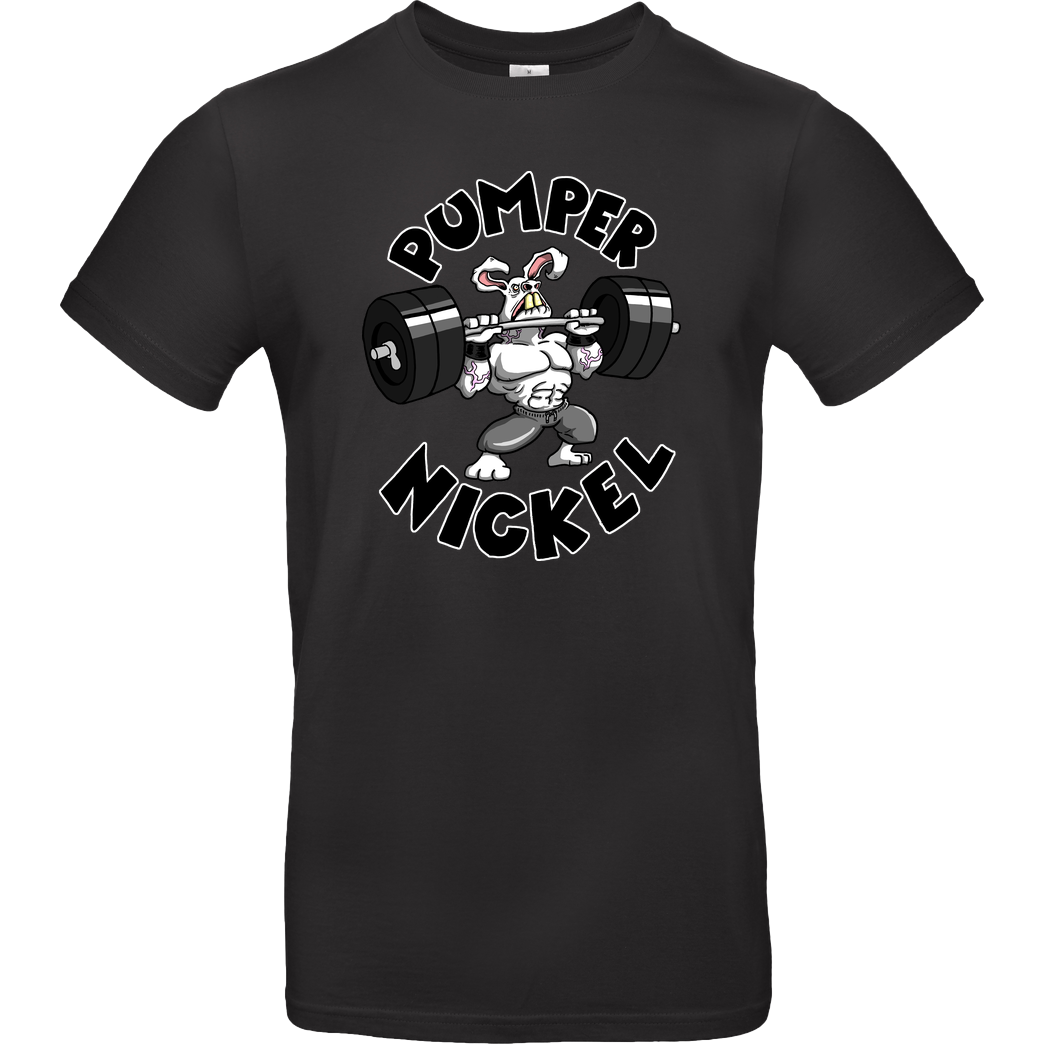 Rastafisch Pumpernickel T-Shirt B&C EXACT 190 - Black