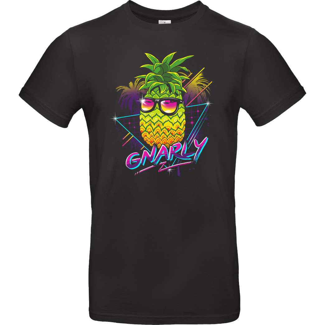 Vincent Trinidad Rad Pineapple T-Shirt B&C EXACT 190 - Black